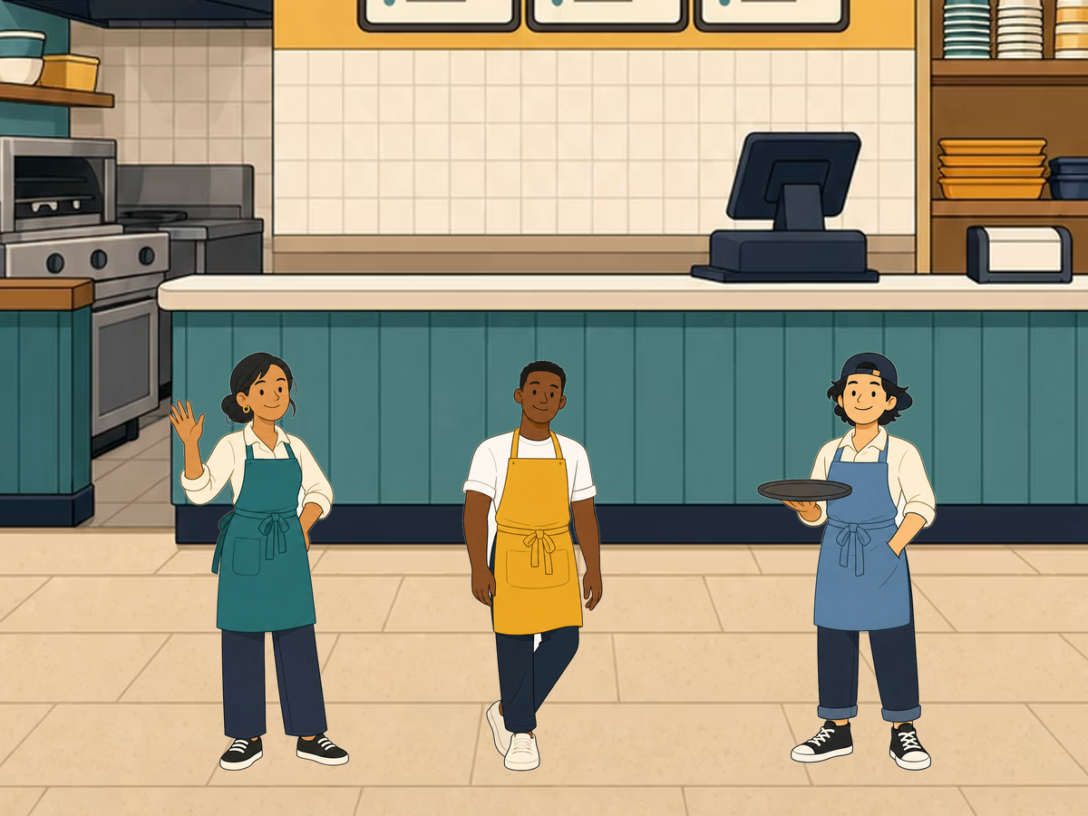 The same floor with TrueWork: every worker in colour, because every shift counts